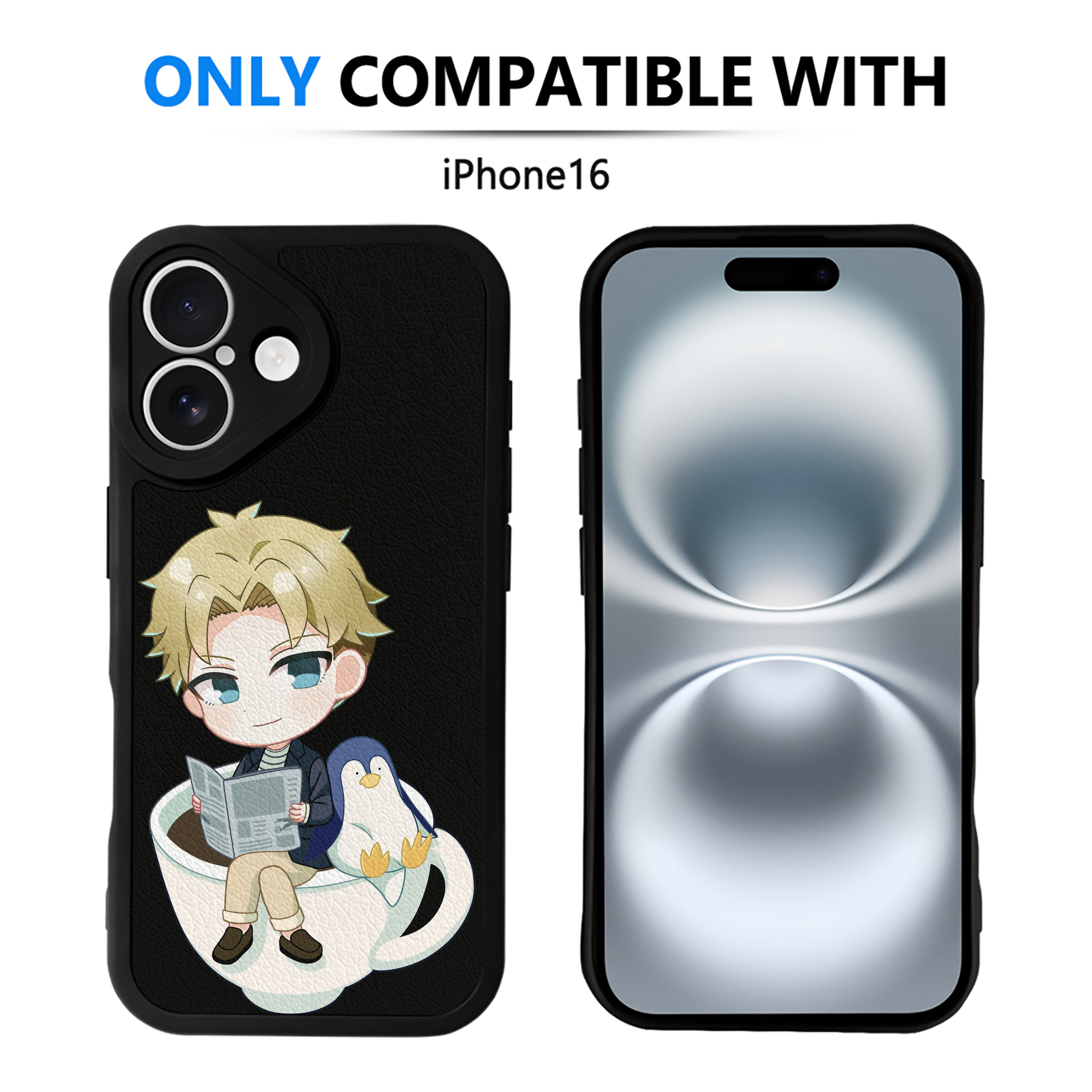 （画像用） SPY×FAMILY间谍家家酒 【iPhone 16シリーズ対応】シリコンスマホケース（レザー調） 材質：シリコン